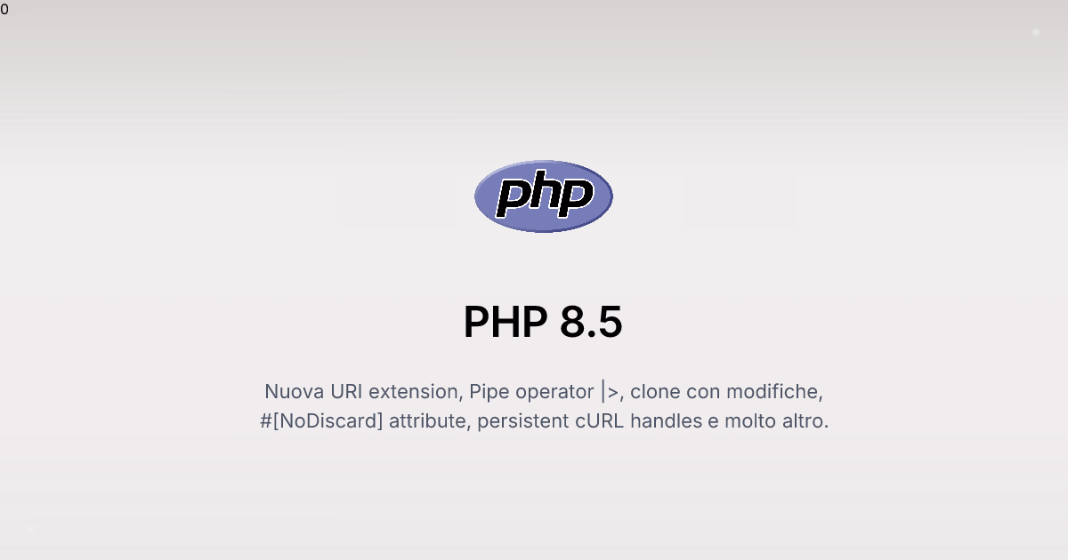 PHP 8.5: URI Extension, Pipe Operator, Property Hooks e Performance